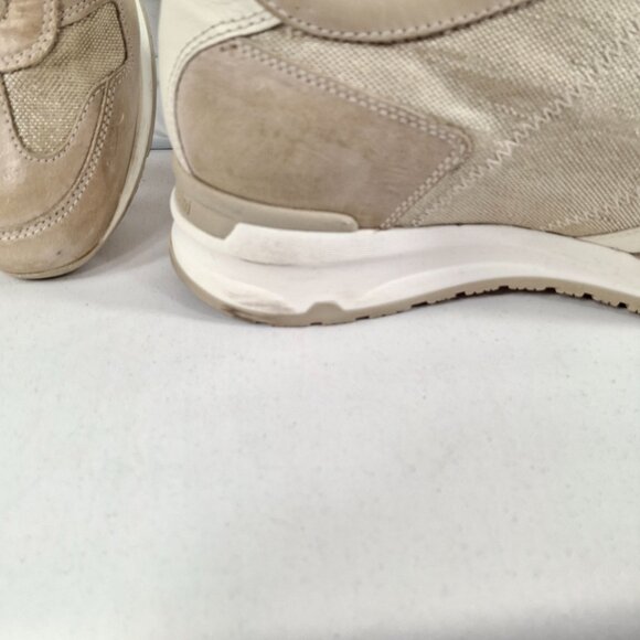 Nero Giardini Italian Fashion Sneakers Women  Sz38(7.5) Gold Sparkle MSRP $240 - Picture 13 of 16